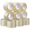 Sure-Max 12 Rolls Extra-Wide Shipping & Packing Tape (3" x 110 yard/330' each) - Moving & Adhesive Carton Sealing - 2.0mil Clear